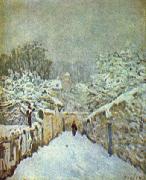 Alfred Sisley Schnee in Louveciennes oil painting on canvas